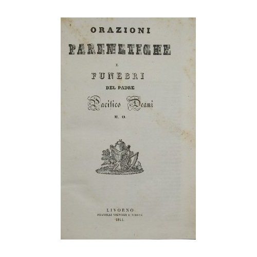 Orazioni parenetiche e funebri