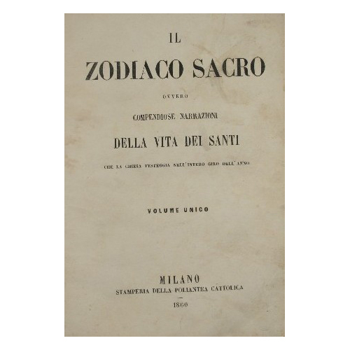 Il zodiaco sacro