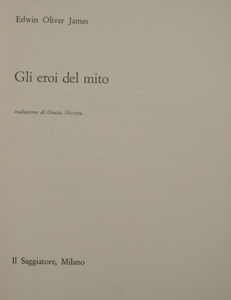 Gli eroi del mito