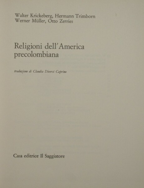 Religioni dell'America precolombiana