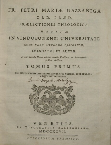 Praelectiones theologicae