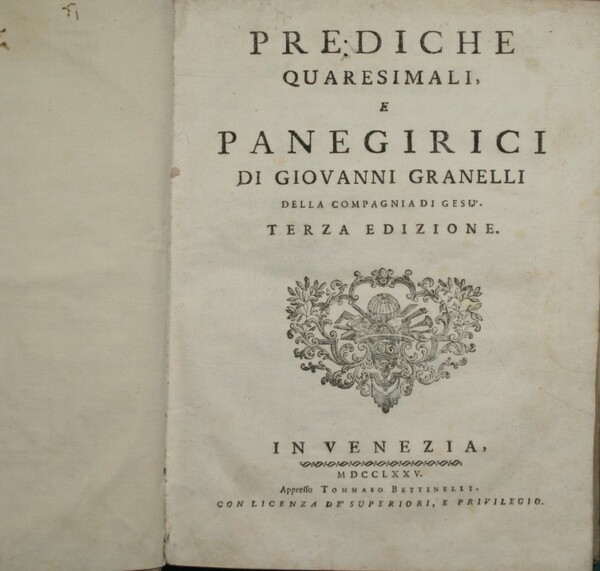 Prediche quaresimali e panegirici