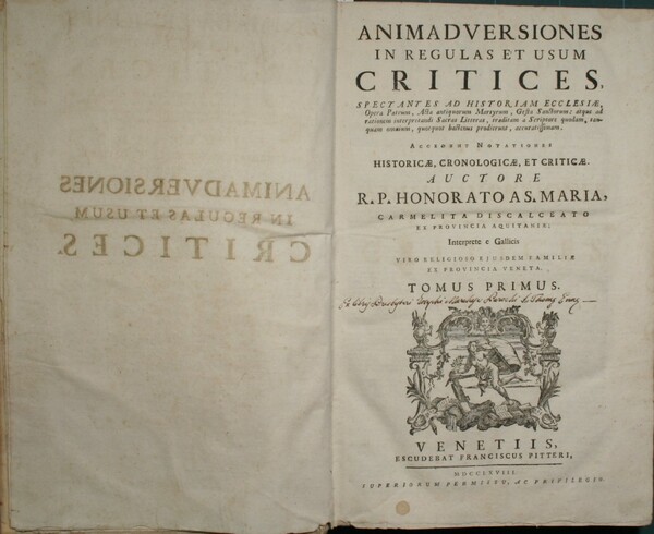 Animadversiones in regulas et usum critices