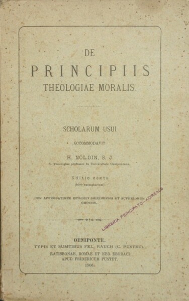 De principiis theologiae moralis