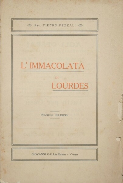 L'Immacolata di Lourdes