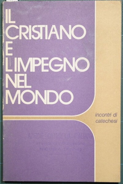 Il cristiano e l'impegno nel mondo