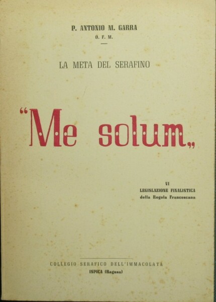 Me solum