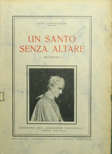 Un Santo senza altare