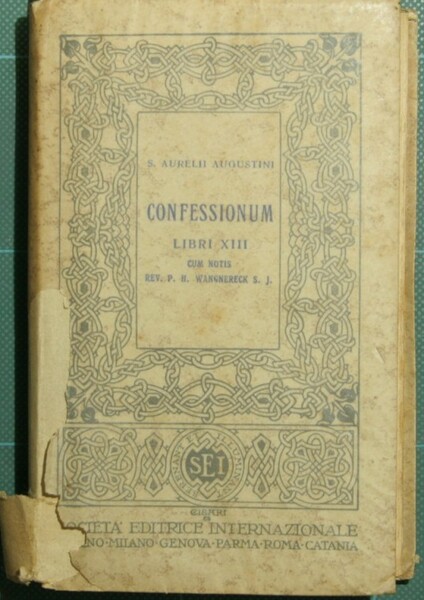 S. Aurelii Augustini Confessionum Libri XIII