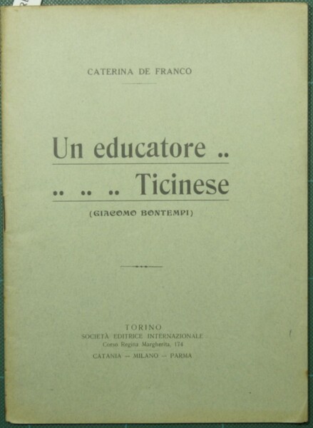Un educatore ticinese