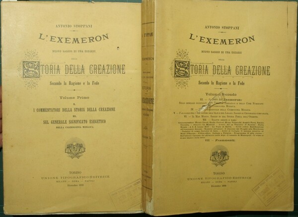 L'Exemeron. Nuovo saggio di una esegesi della storia della creazione …