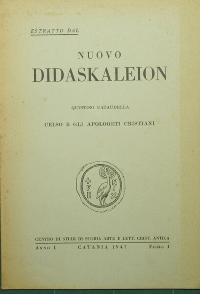 Celso e gli apologeti cristiani