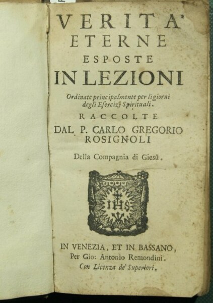 Verità eterne esposte in lezioni