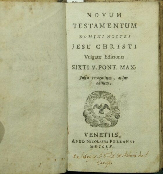 Novum Testamentum Domini Nostri Jesu Christi