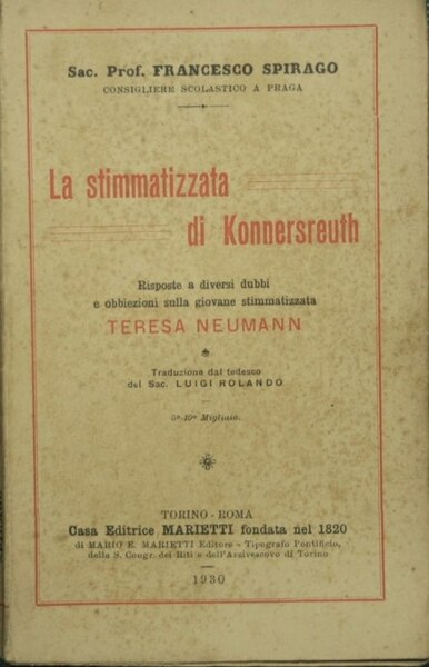La stimmatizzata di Konnersreuth