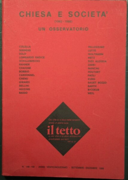 Chiesa e società (1963-1988)