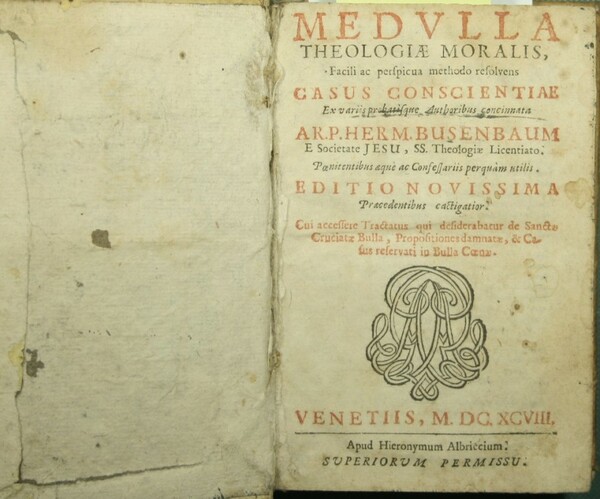 Medulla theologiae moralis, facili ac perspicua methodo resolvens casus conscientiae …