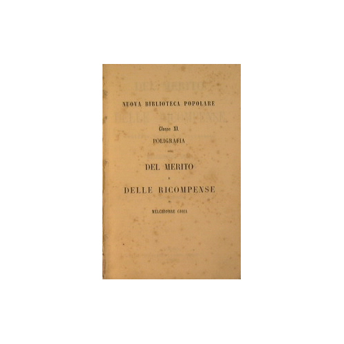 Del merito e delle ricompense