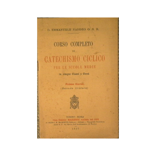 Corso completo di catechismo ciclico