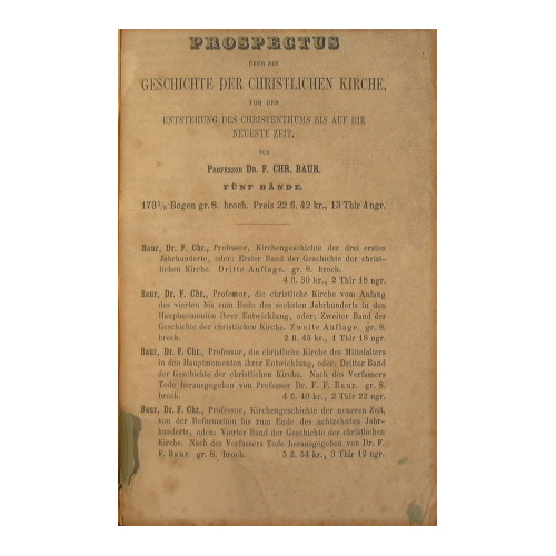 Geschichte der Christlichen Kirche. Vierter band.