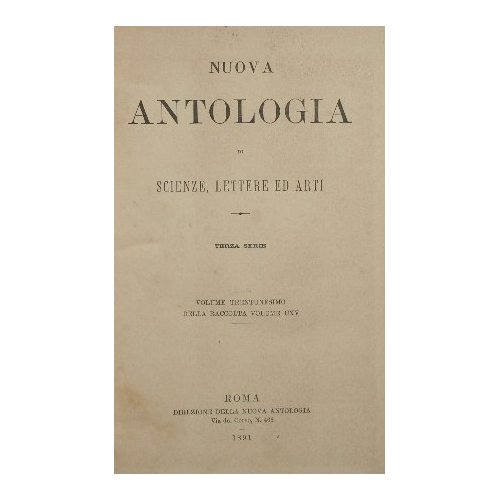 Nuova antologia. 1891