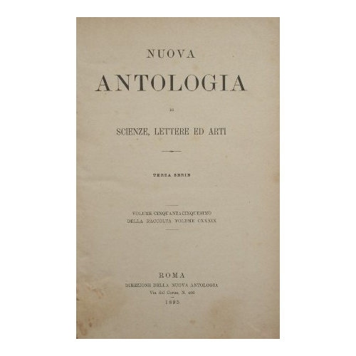Nuova antologia. 1895