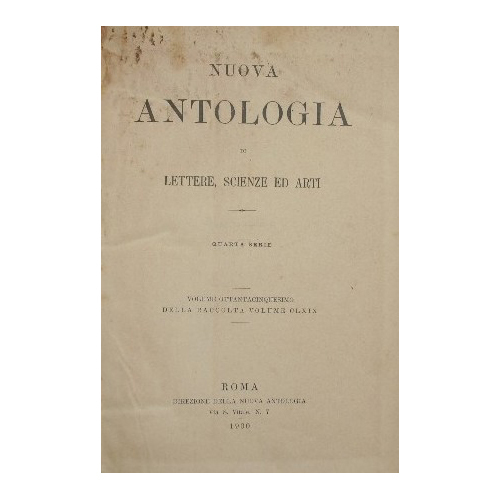 Nuova antologia. 1900