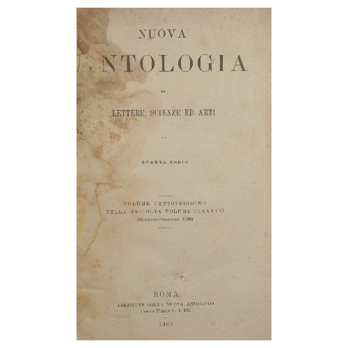 Nuova antologia. 1903