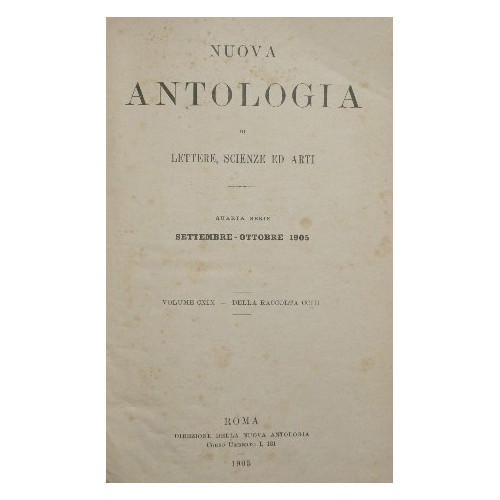 Nuova antologia. Vol. CXIX