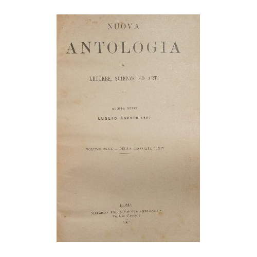 Nuova antologia. Vol. CXXX