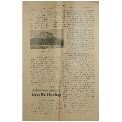 La Siciliana. N. 1 Gennaio 1927