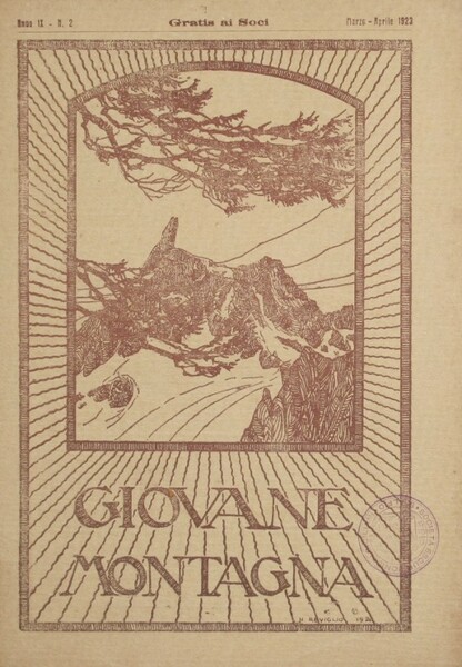 Giovane montagna. Marzo - Aprile 1923