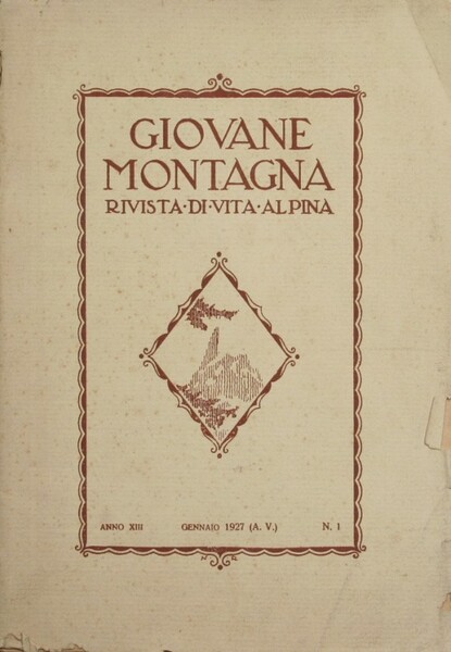 Giovane montagna. Gennaio 1927