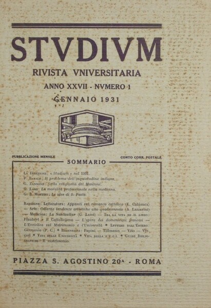 Studium. 1931