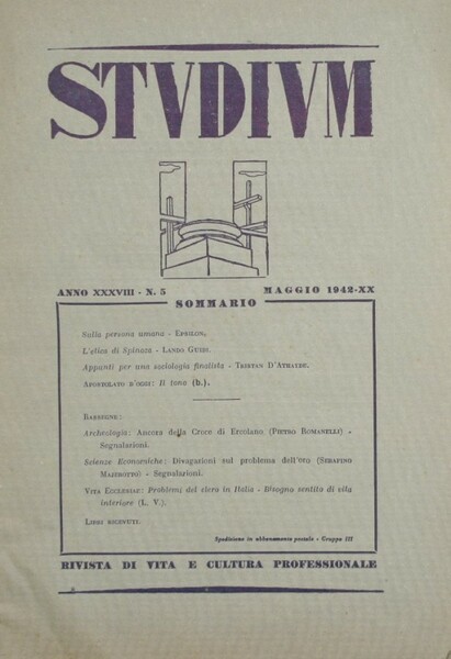 Studium. Maggio 1942
