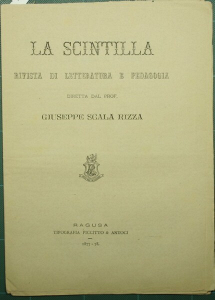 La scintilla. Supplemento al n. 23; n. 24