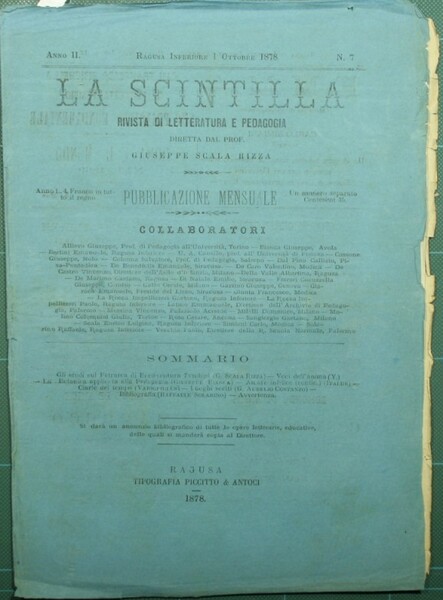 La scintilla. N. 7