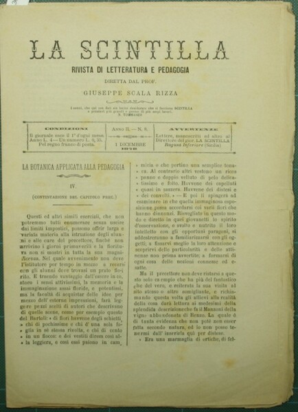 La scintilla. N. 8