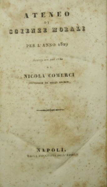 Ateneo di scienze morali per l'anno 1829