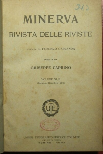 Minerva - Rivista delle riviste - 1923