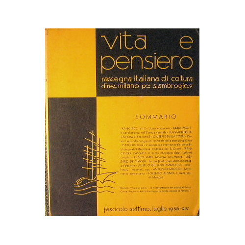 Vita e pensiero