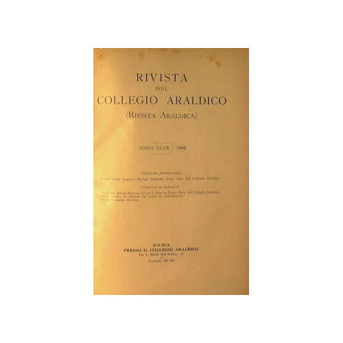 Rivista Araldica. Annata 1949