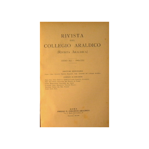 Rivista Araldica. Annata 1943