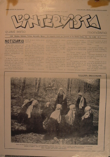 Settimanale l'intervista - anno XVIII n. 42 - domenica 25 …