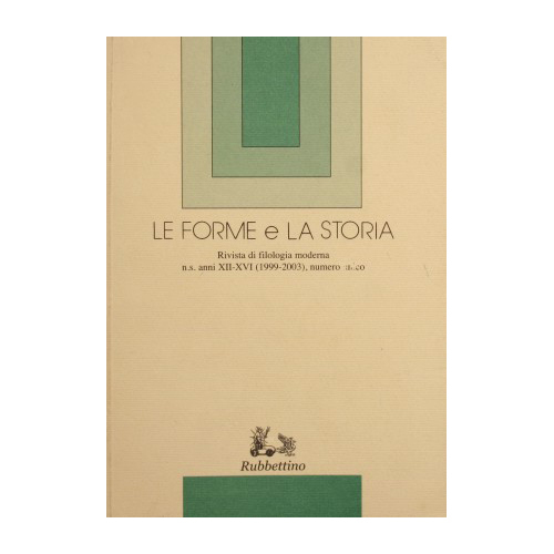 Le forme e la storia