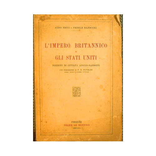 L'Impero Britannico e gli Stati Uniti