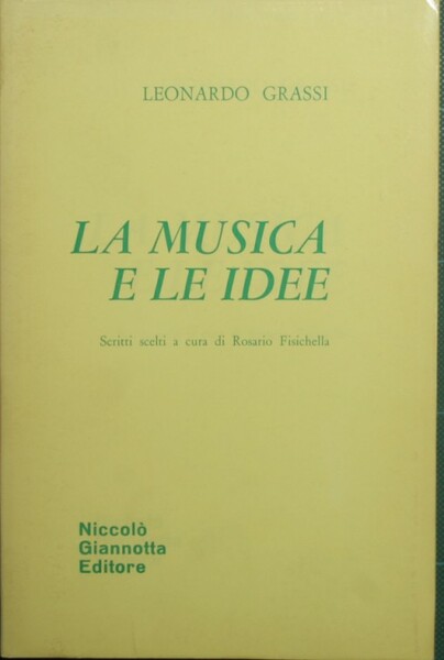 La musica e le idee