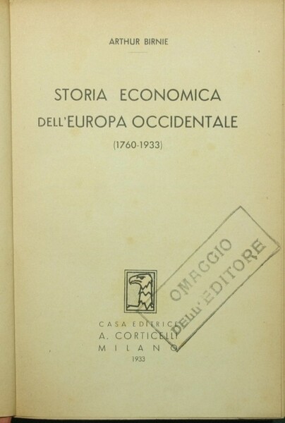Storia economica dell'Europa occidentale