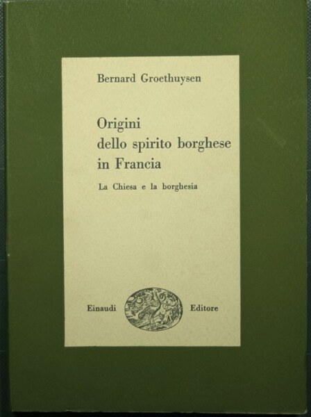 Origini dello spirito borghese in Francia