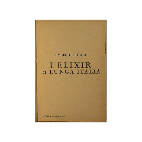 L'Elixir di lunga Italia